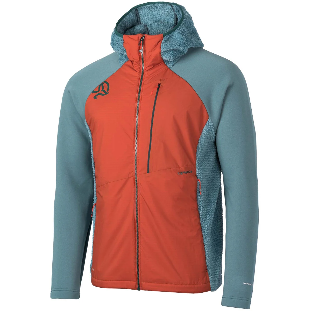 TERNUA KIMO HYBRID JKT HYDRO GREEN  - Hiking down jacket
