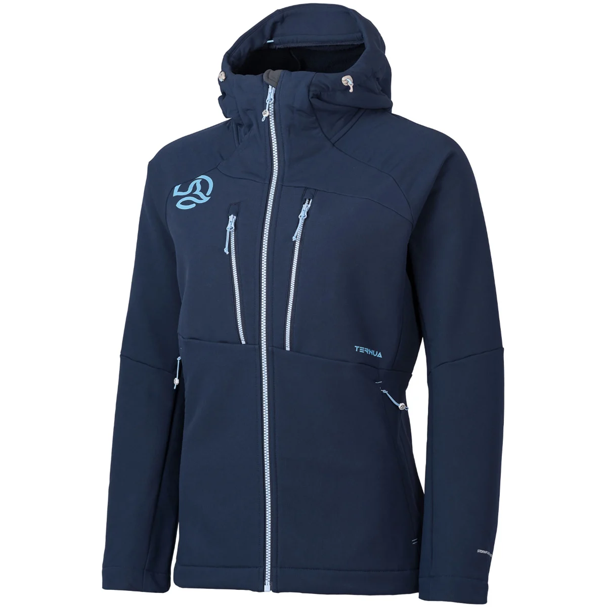TERNUA LOKKTA HARD HOOD JACKET W DARK MARINE  - Softshell hiking jacket