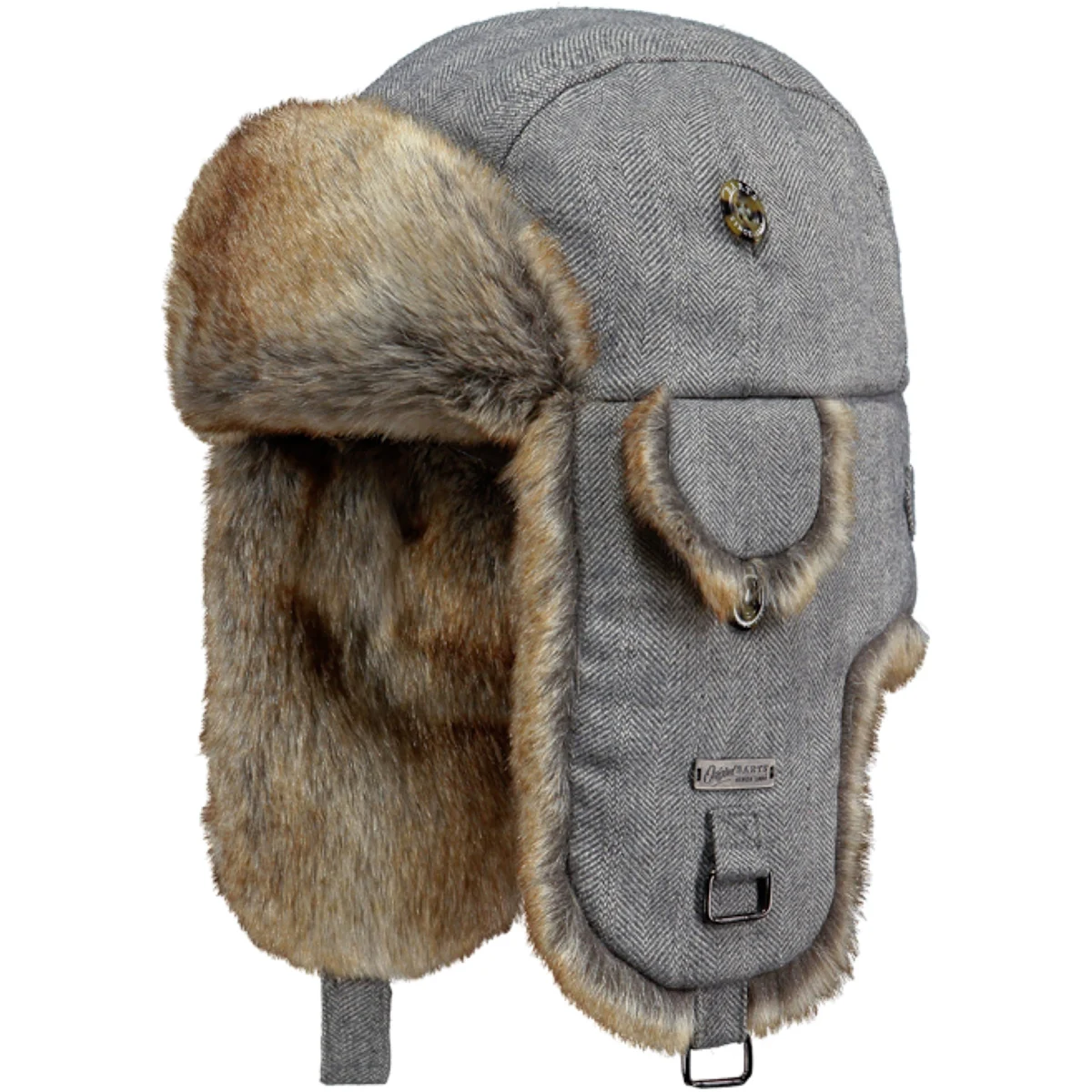 BARTS KAMIKAZE GREY HERRINGBONE  - Ski beanie