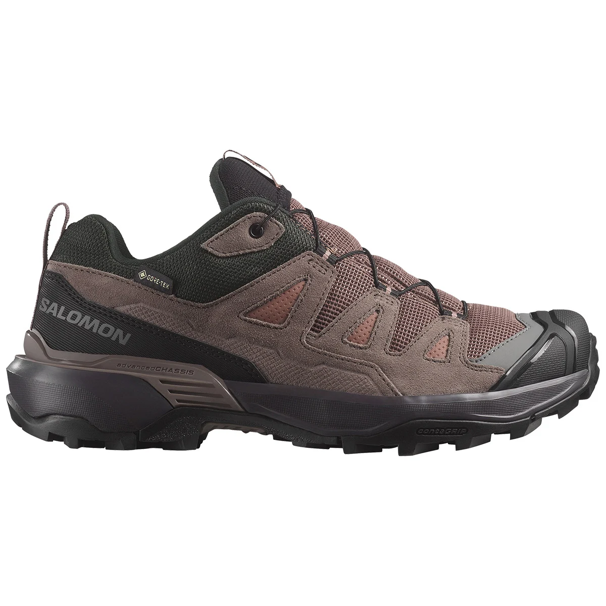 SALOMON X ULTRA 360 LTR GORE-TEX W COGNAC/PEPPE  - Low-rise hiking boot