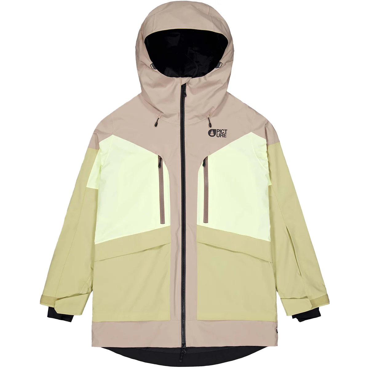 PICTURE HAAKON JACKET W ROEBUCK LIME CREAM HEMP  - Ski jacket