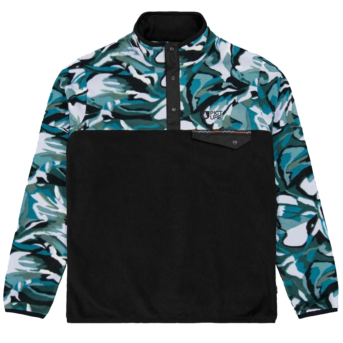 PICTURE ARCCA 1/4 PRINTED FLEECE PONDEROSA PINE PEPPUP PRINT  - Fleece sweatshirt