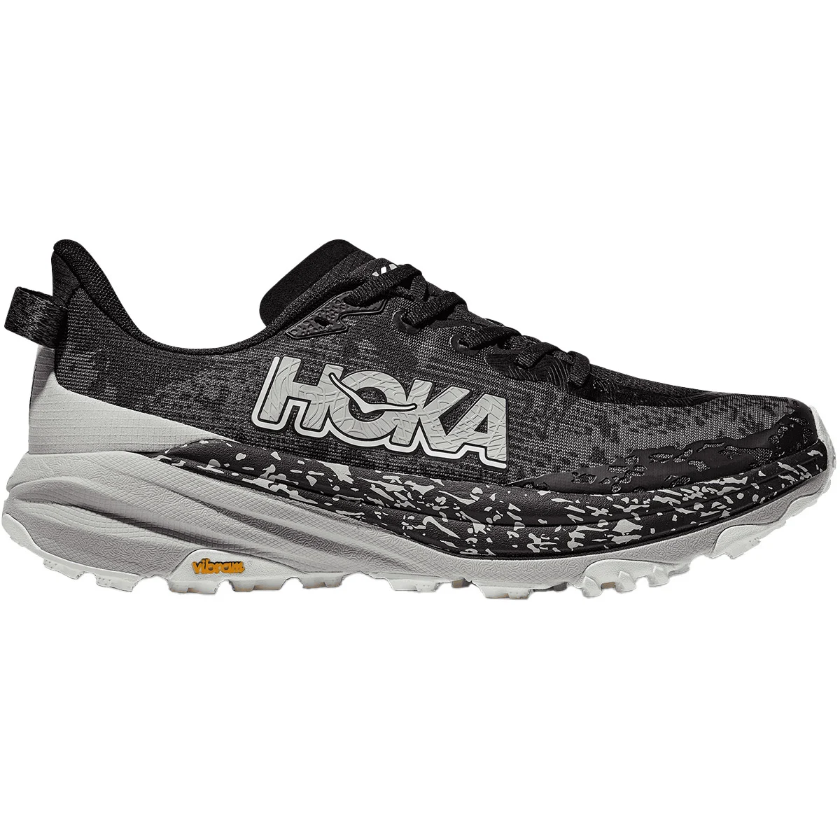 HOKA ONE ONE SPEEDGOAT 6 BLACK / STARDUST - Trail running shoes