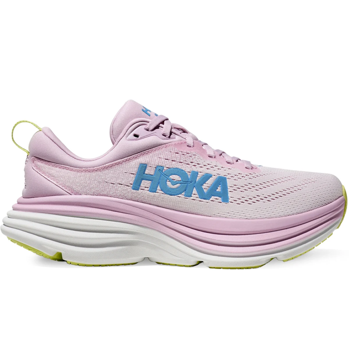 HOKA ONE ONE BONDI 8 W PINK TWILIGHT / WATERPARK  - Running shoe