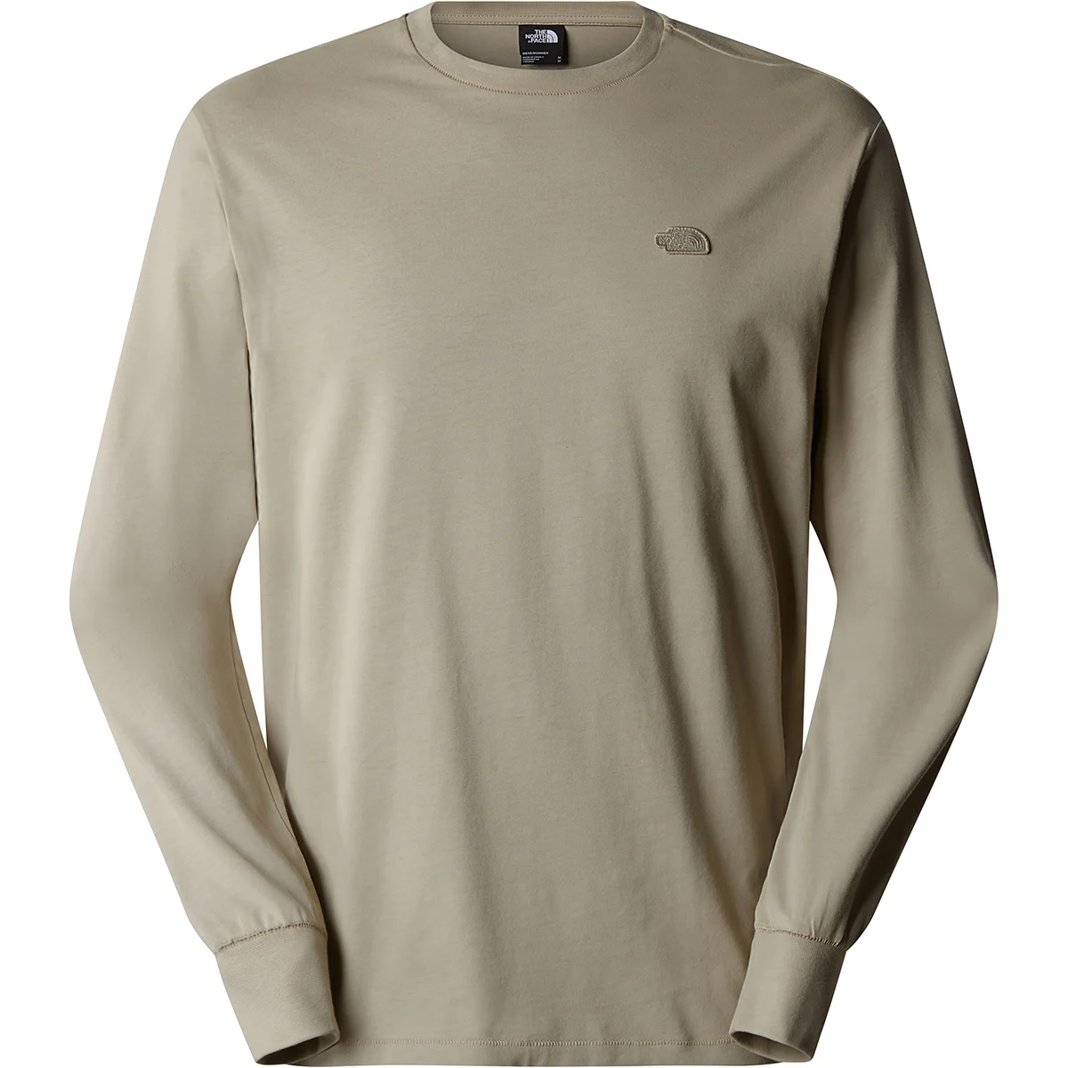 THE NORTH FACE NATURAL DYE L/S TEE CLAY GREY NATURAL DYE  - T-shirt
