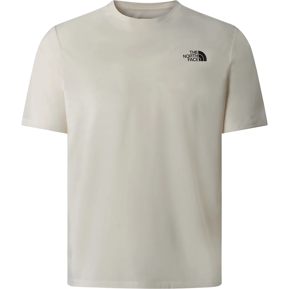 THE NORTH FACE TOPOGRAPHIC FOUNDATION S/S TEE WHITE DUNE  - T-shirt