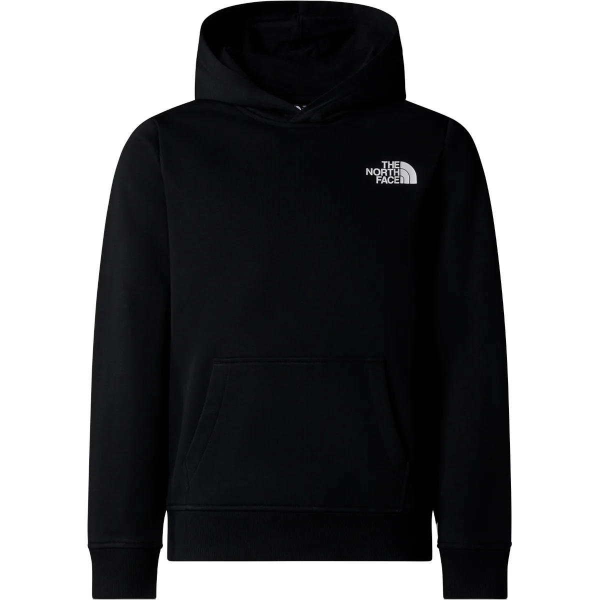 THE NORTH FACE TEEN REDBOX REGULAR P/O HOODIE TNF BLACK  - Sweatshirt