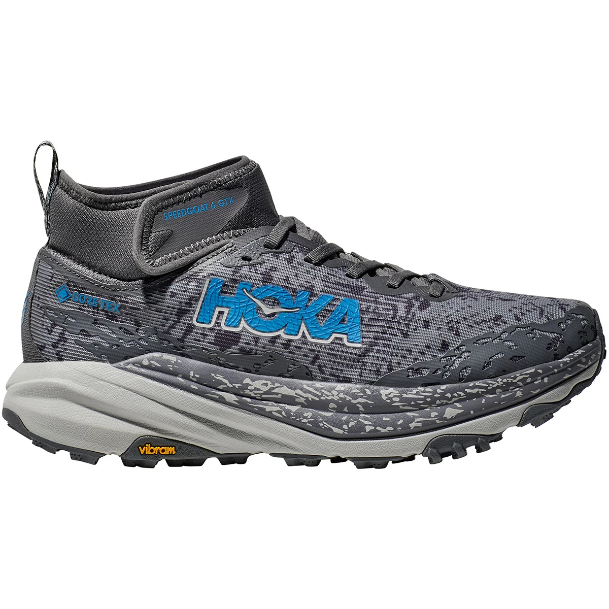 HOKA ONE ONE SPEEDGOAT 6 MID GORE-TEX SATELLITE GREY / STARDUST  - Trail running shoes