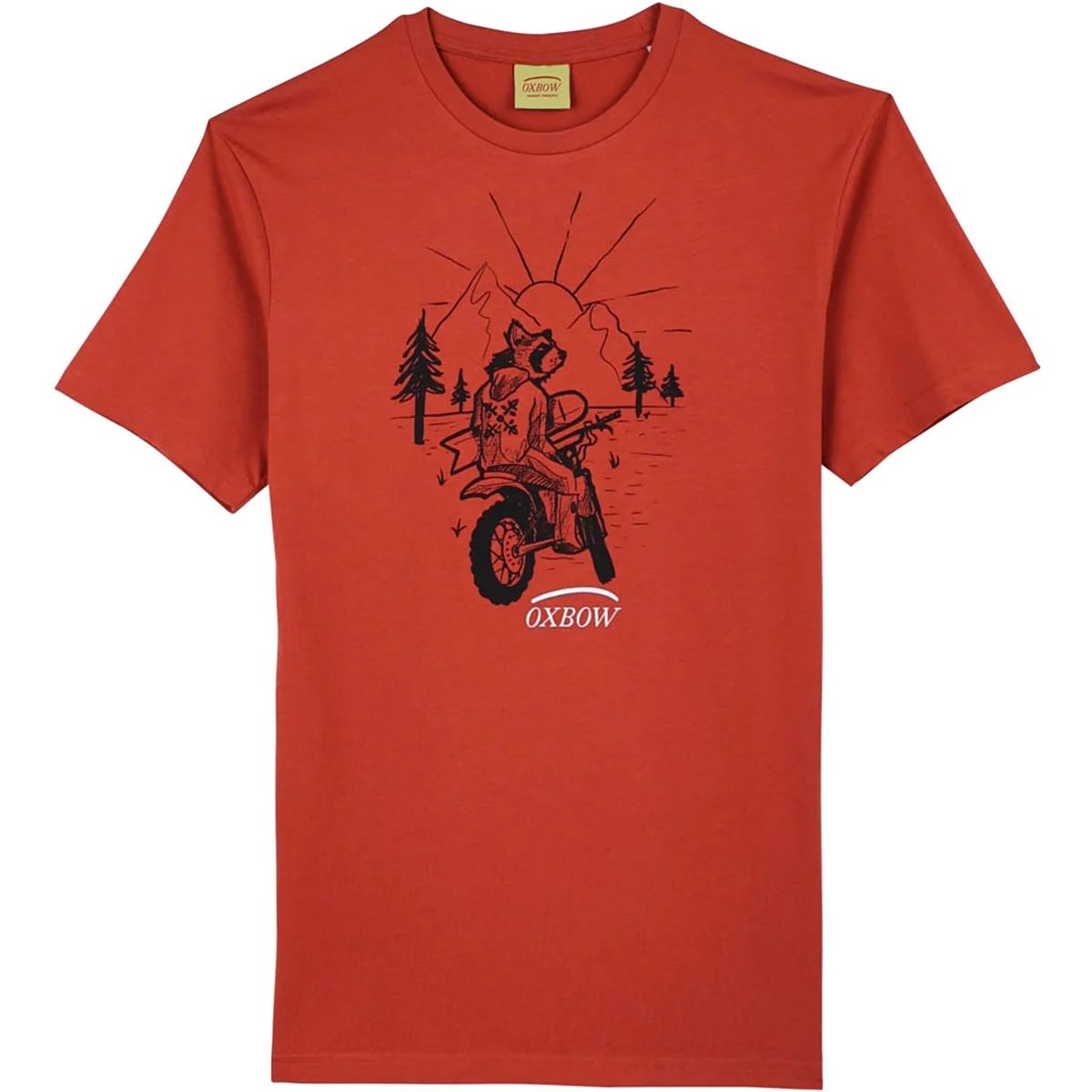 OXBOW Q2TACOON BRICK  - T-shirt