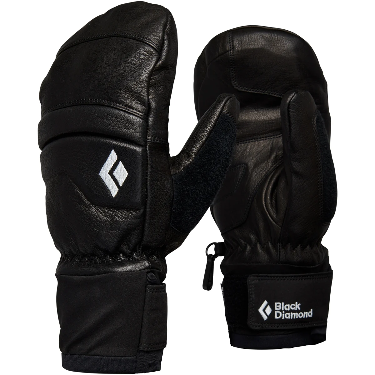 BLACK DIAMOND W SPARK MITTS BLACK/BLACK  - Ski mittens