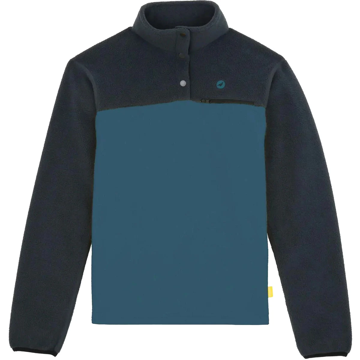 LAGOPED SWEECE TEAL BLUE/ GRAPHITE  - Hiking fleece sweatshirt