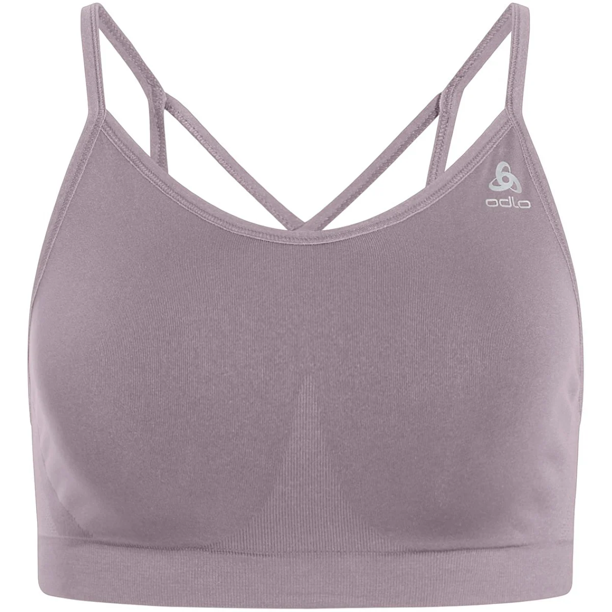 ODLO SEAMLESS SOFT SPORT BRA GRAY RIDGE/GREY MELANGE  - Running bra