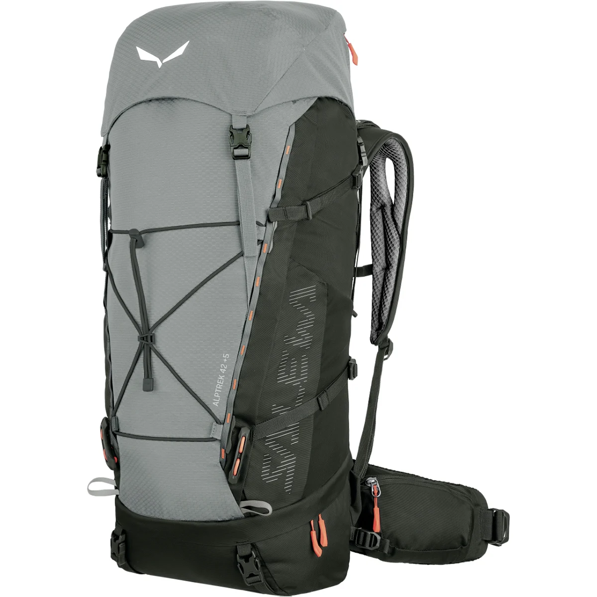 SALEWA ALPTREK 42 +5 BP SHADOW/DARK OLIVE  - Hiking backpack