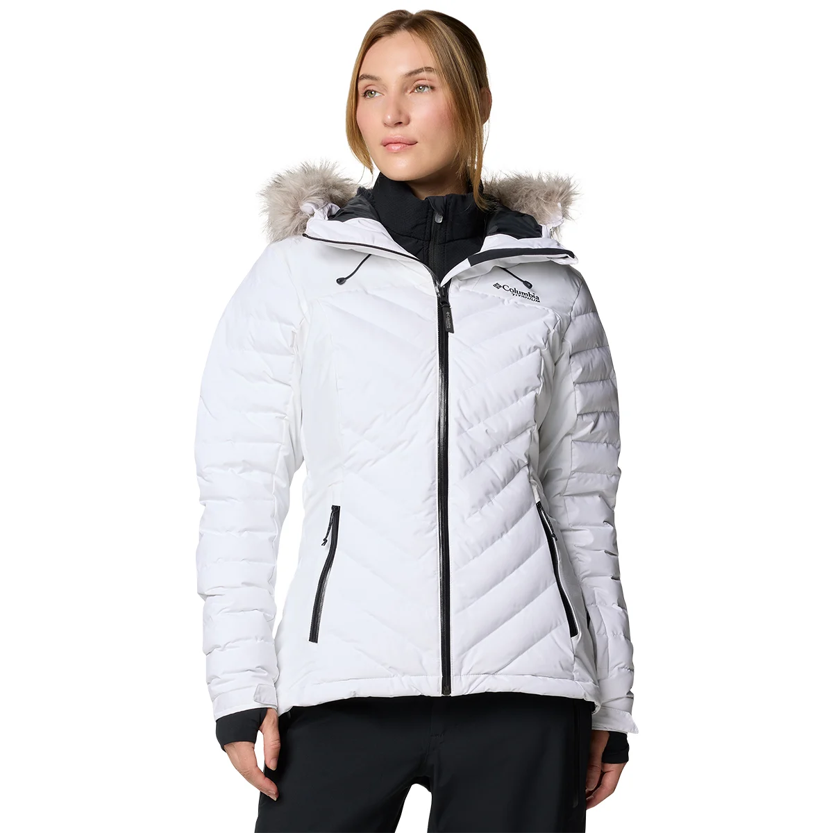 COLUMBIA BIRD MOUNTAIN III INSULATED JACKET W WHITE  - Ski jacket