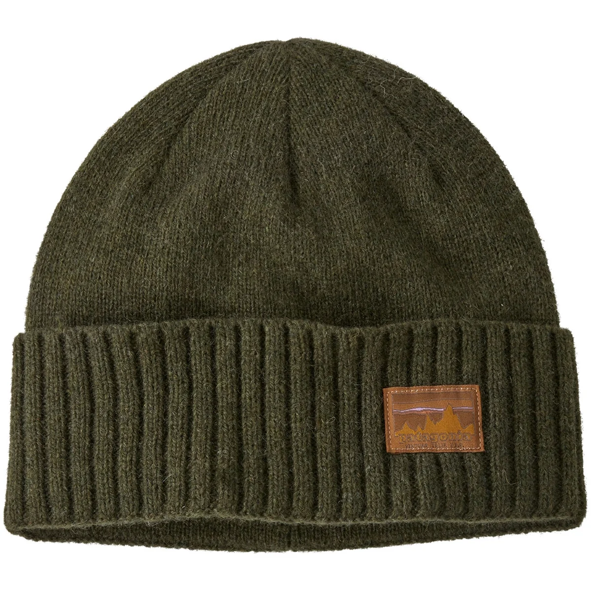 PATAGONIA BRODEO BEANIE '73 SKYLINE: PINE NEEDLE GREEN  - Ski beanie