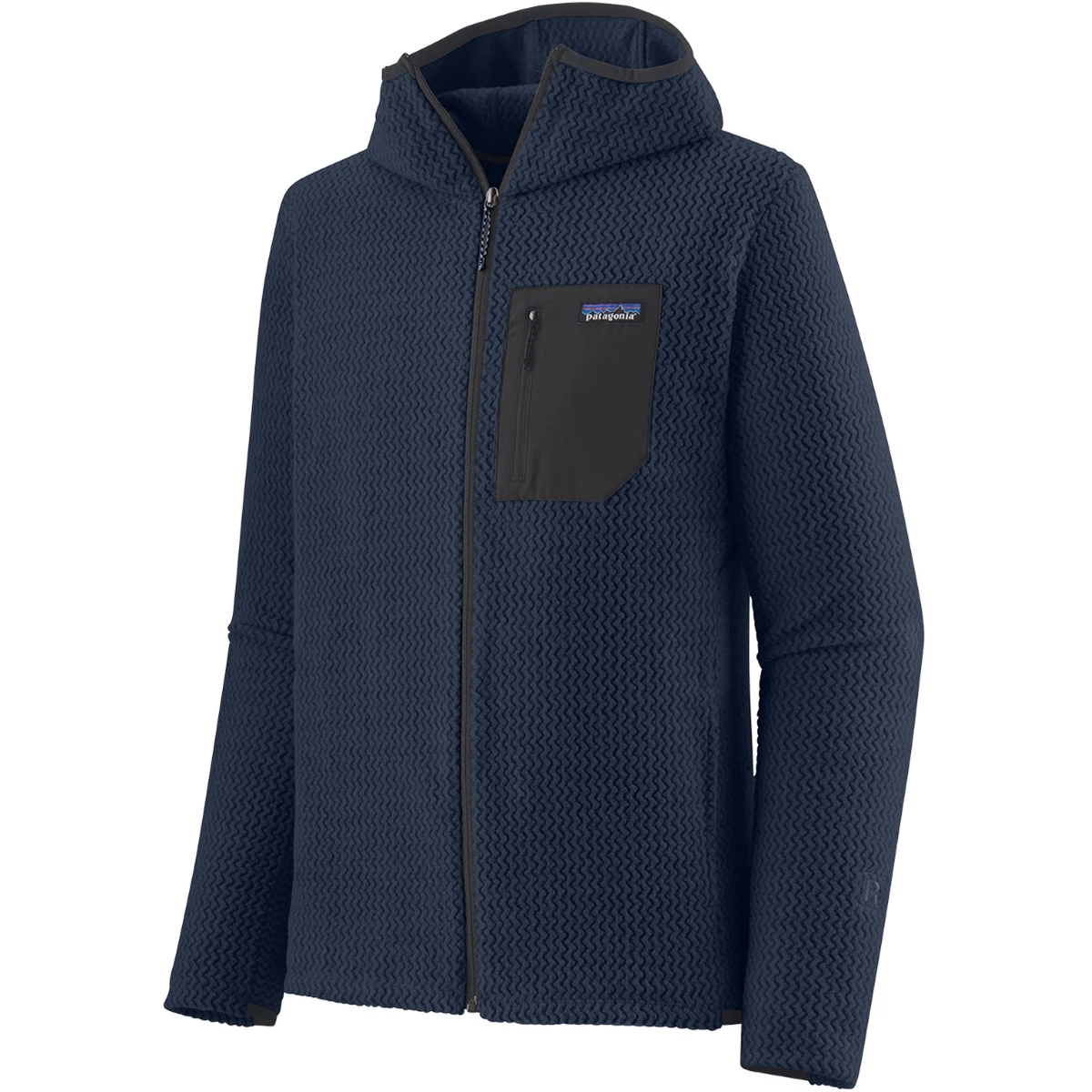 PATAGONIA M'S R1 AIR FULL-ZIP HOODY NEW NAVY  - Hiking fleece jacket
