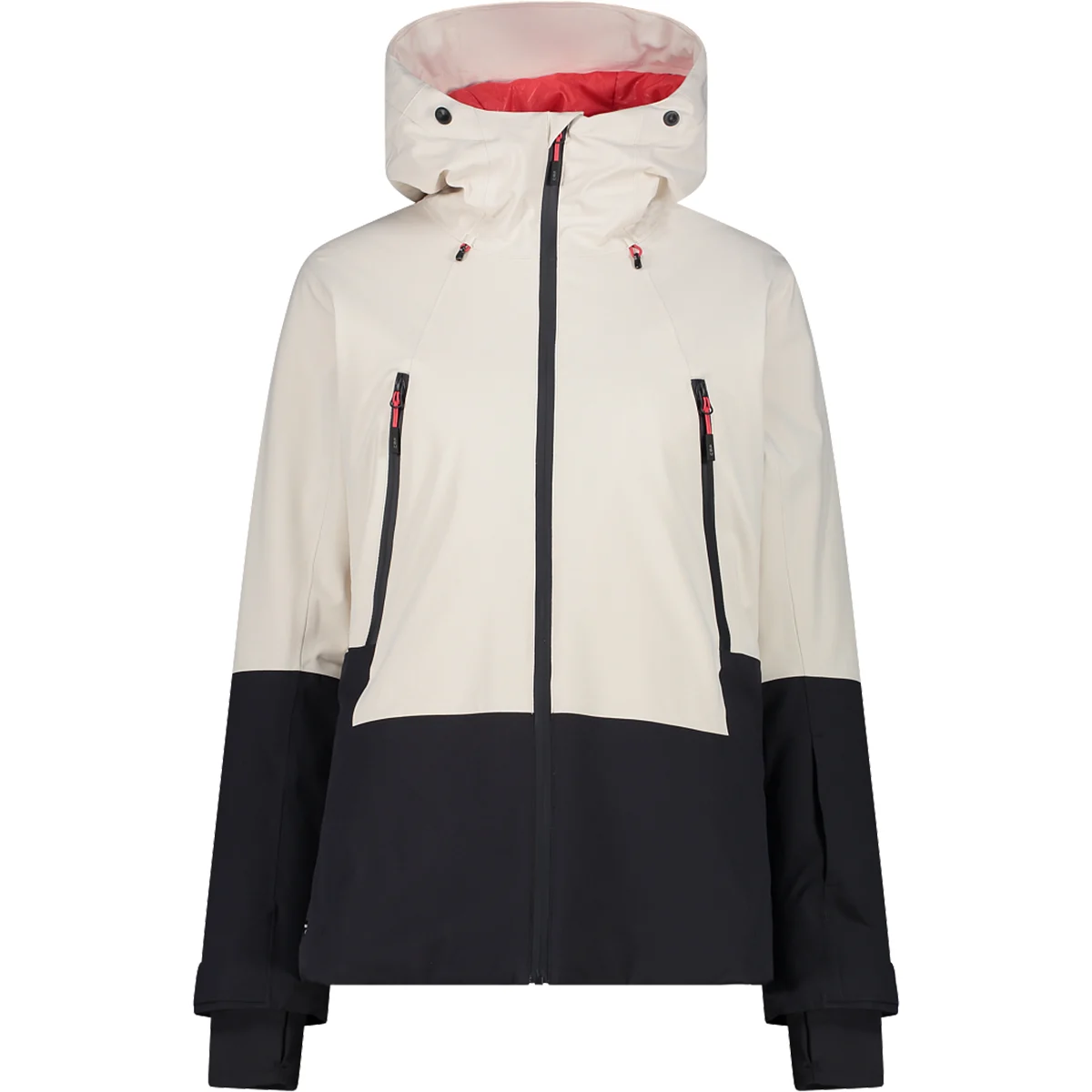 CMP WOMAN UNLIMITECH JACKET HOOD VANIGLIA  - Ski jacket