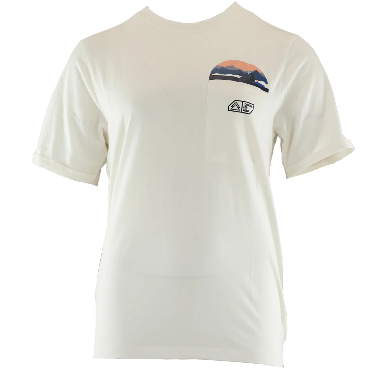 LOOKING FOR WILD CINTO W OPTIC WHITE 2  - Climbing T-shirt