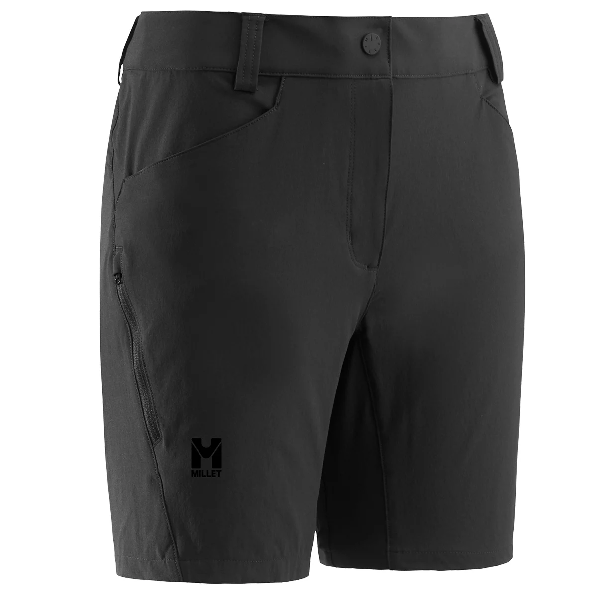 MILLET TREKKER STRETCH SHORT II W BLACK  - Hiking shorts