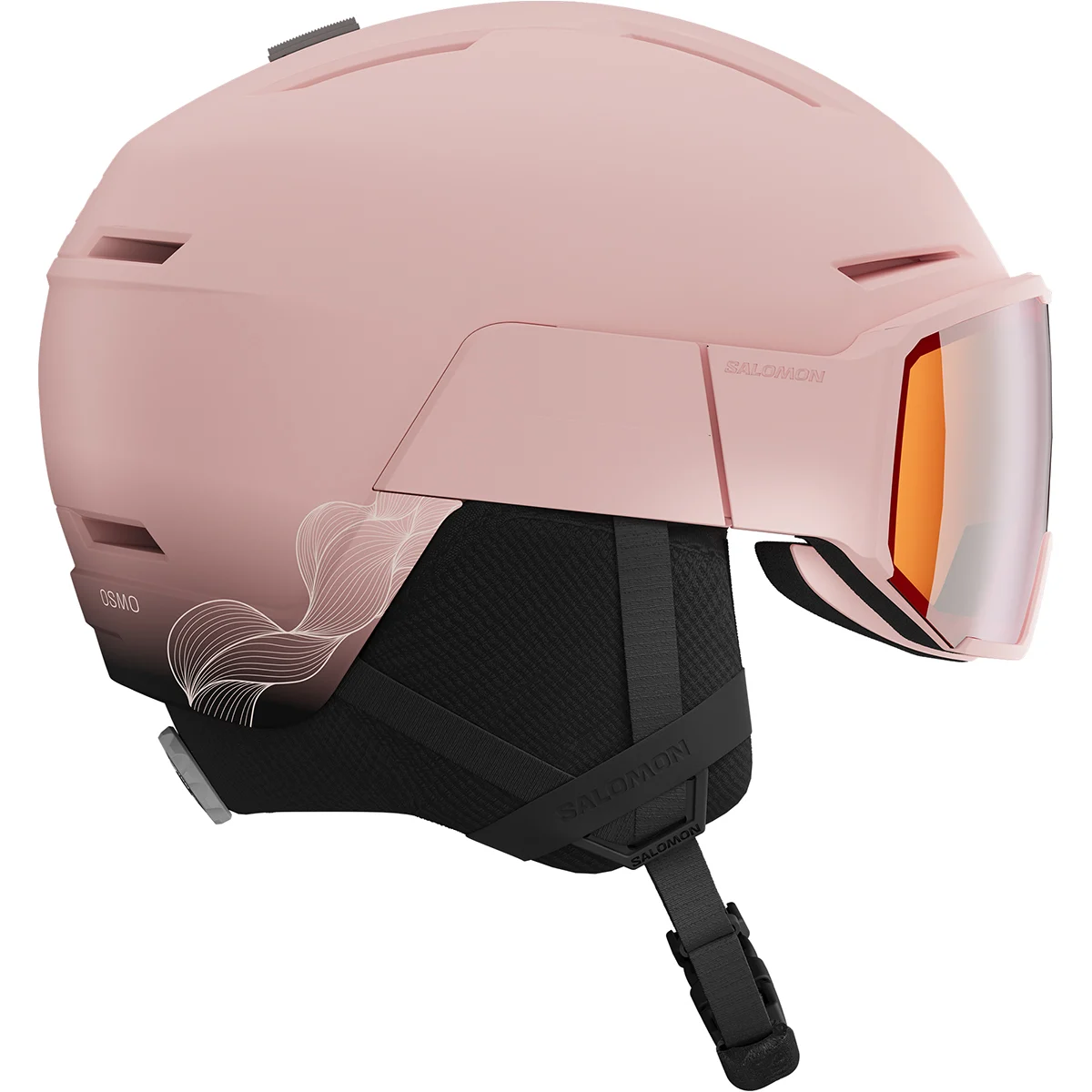 SALOMON OSMO HEAVENLY PINK / BLACK  - Ski helmet