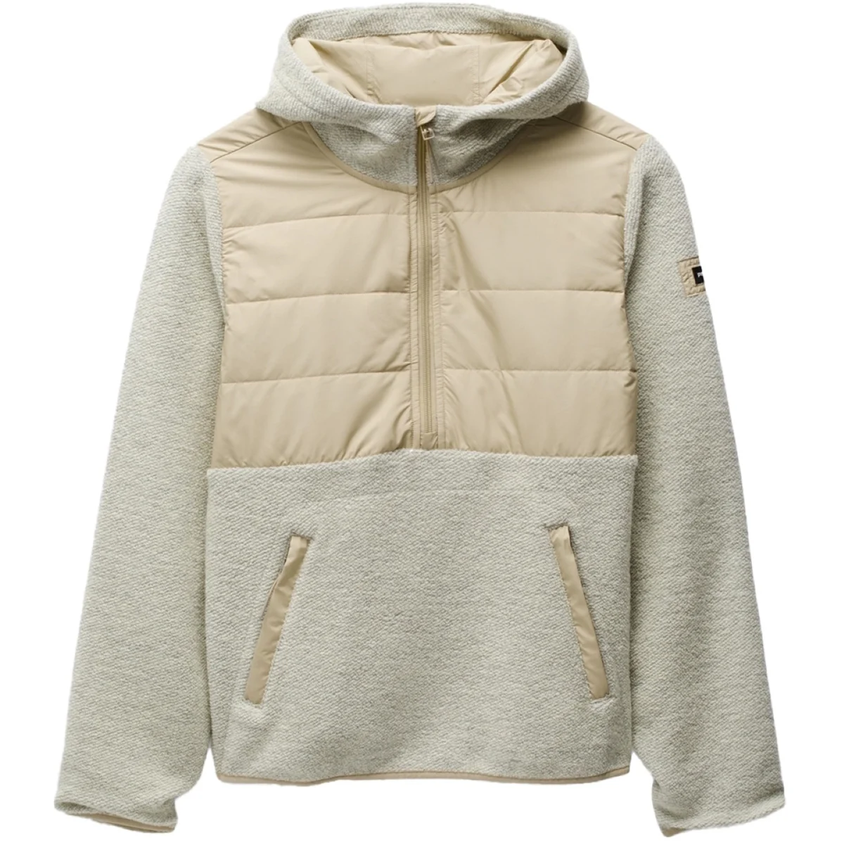 PRANA INCREDIWOOL 1/2 ZIP W SANDSTONE  - Fleece sweatshirt