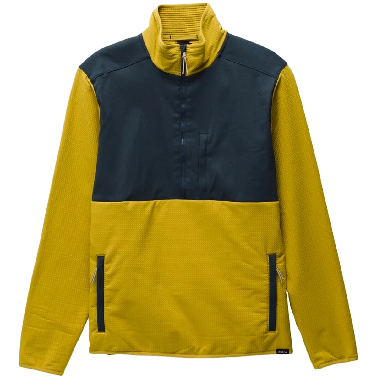 PRANA GRIDLOCKED FLEECE 1/4 ZIP M GOLDEN LEAF  - Fleece sweatshirt