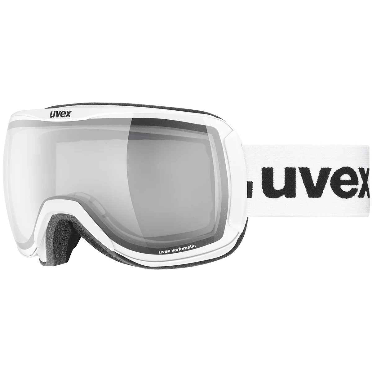 UVEX DOWNHILL 2100 VPX WHITE MATT/VARIO SILVER MIRROR  - Ski goggles