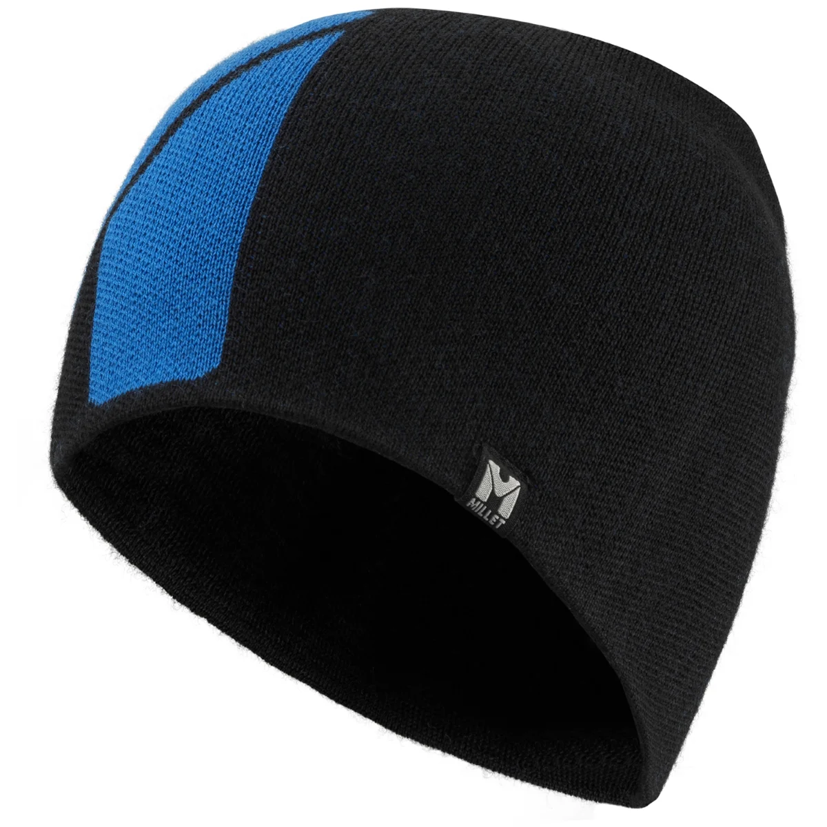 MILLET LOGO BEANIE BLACK/ICON BLUE  - Ski beanie