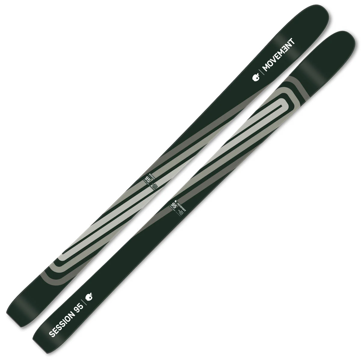 MOVEMENT SESSION 95 BLACK/GREY  - Ski touring
