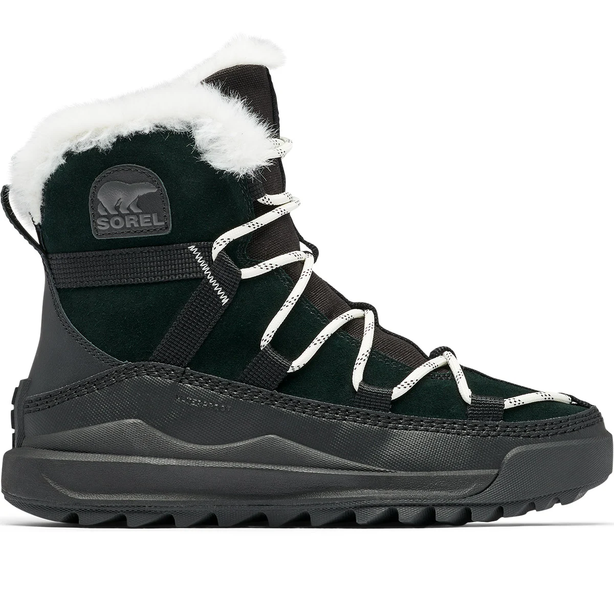 SOREL ONA RMX GLACY PLUS WATERPROOF BLACK/SEA SALT  - Winter boot