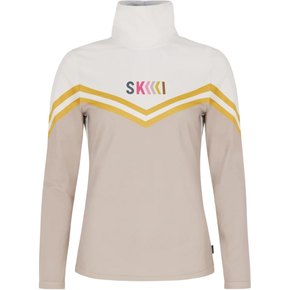 PROTEST PRTMERCI 1/4 ZIP ACTIVE TOP W BAMBOO BEIGE  - Fleece jacket