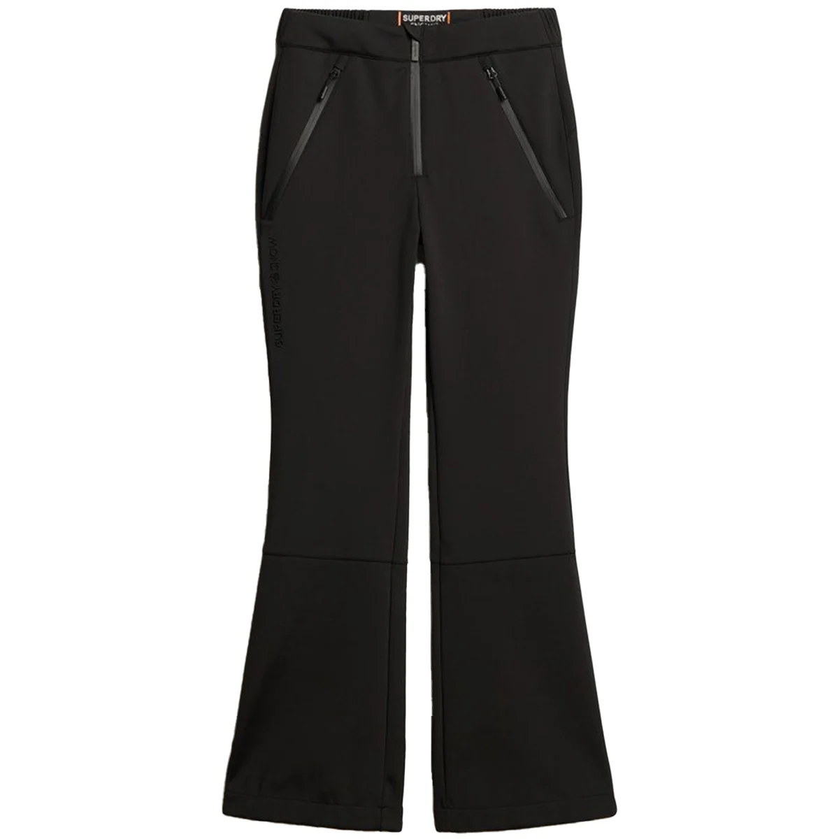 SUPERDRY SOFTSHELL SLIM TROUSERS BLACK  - Ski trousers