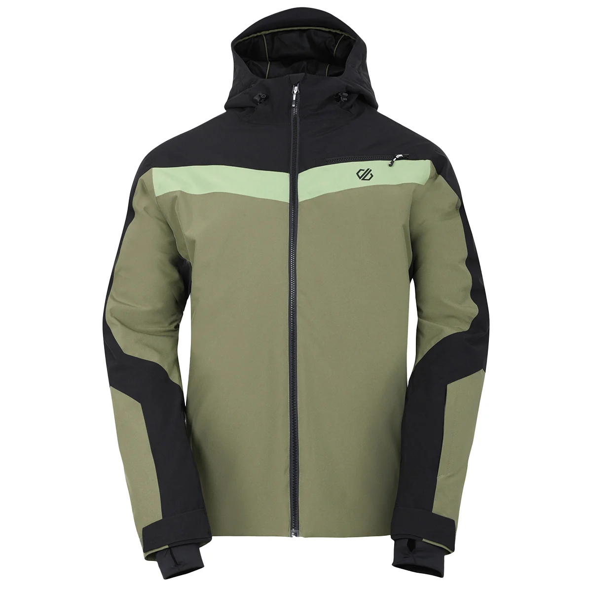 DARE 2B EAGLE II JACKET BLACK/OLIVINE GREEN 25 BLACK/OLIVINE GREEN  - Ski jacket