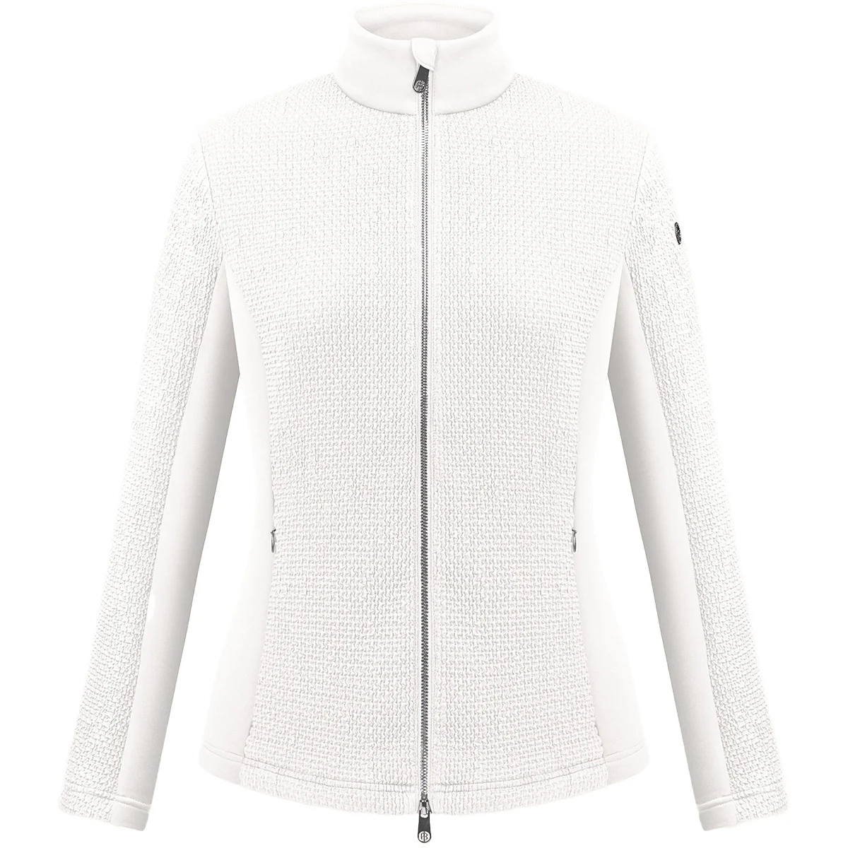 POIVRE BLANC STRETCH FLEECE JACKET WHITE  - Fleece jacket