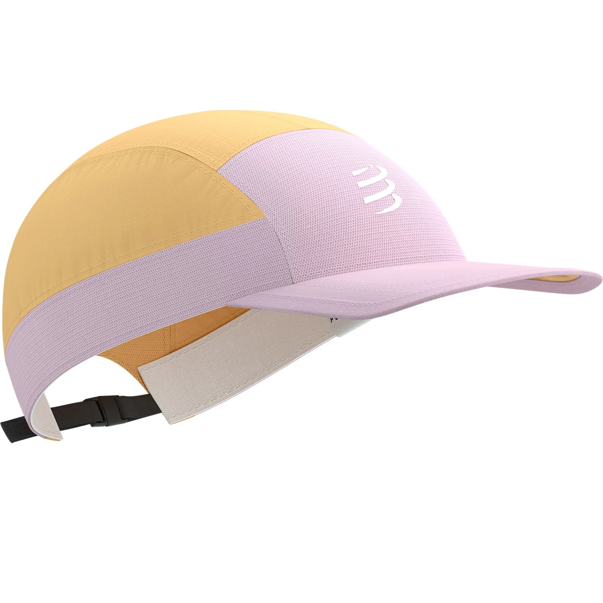 COMPRESSPORT 5 PANEL LIGHT CAP BUFF ORANGE/ROSEATE  - Trail running cap