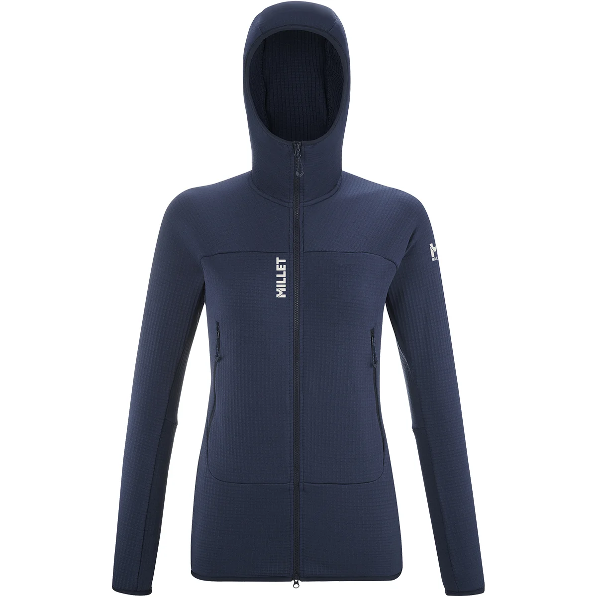 MILLET FUSION GRID HOODIE W SAPHIR  - Hiking fleece jacket