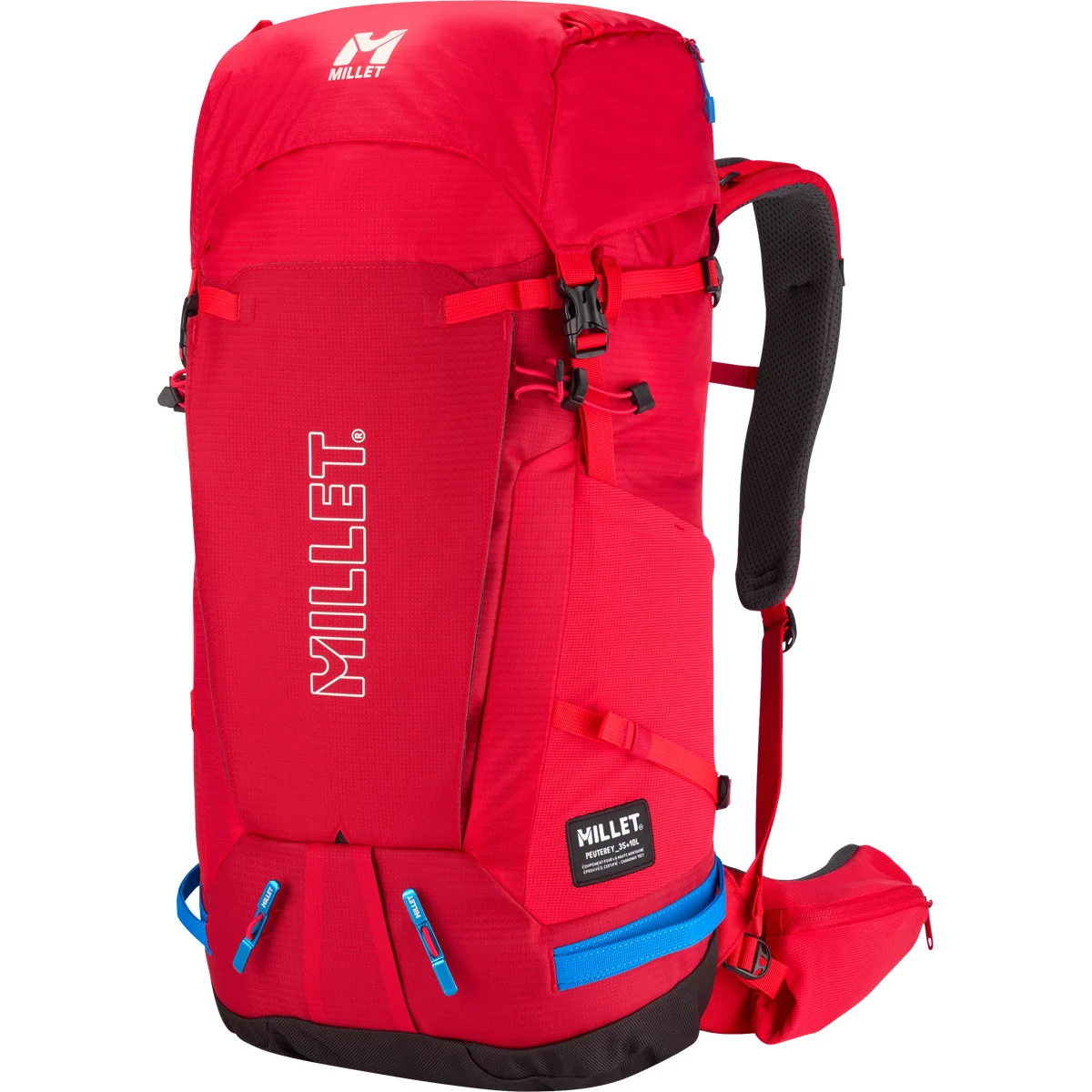 MILLET PEUTEREY 35+10 RED  - Mountaineering backpack