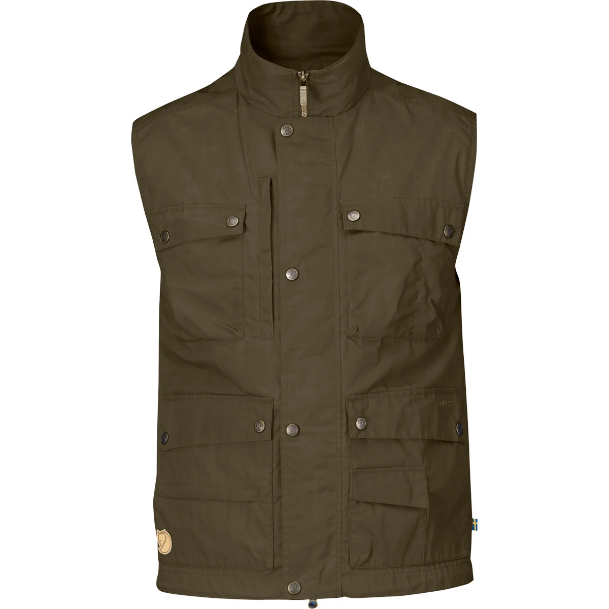 FJALLRAVEN REPORTER LITE VEST M DARK OLIVE  - Jacket