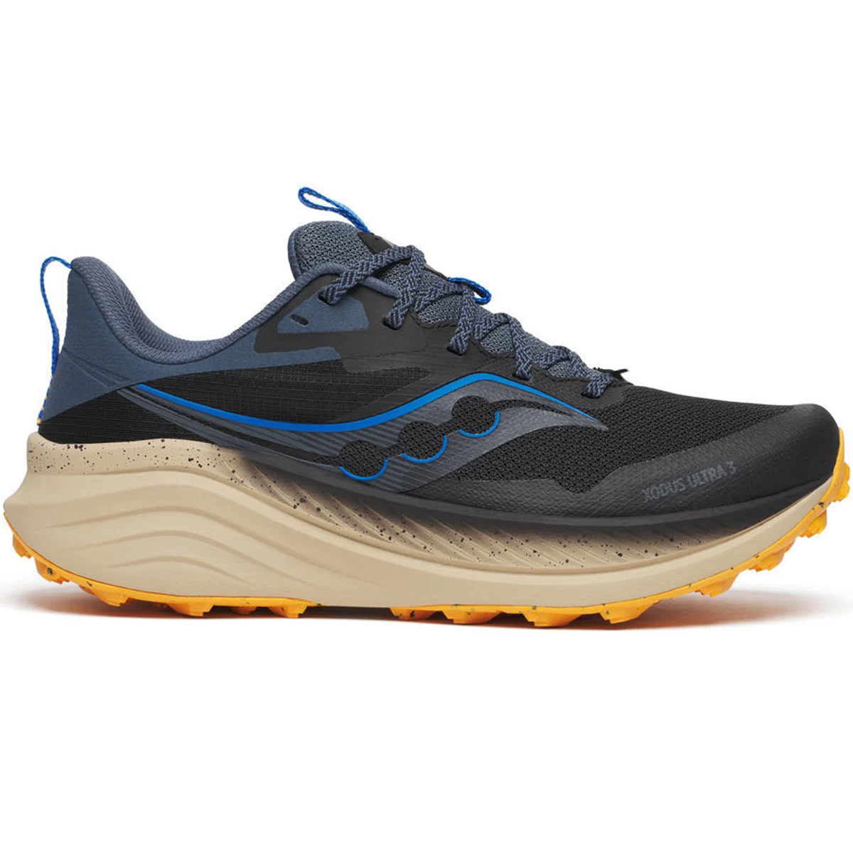 SAUCONY XODUS ULTRA 3 BLACK/DUSK  - Trail running shoes