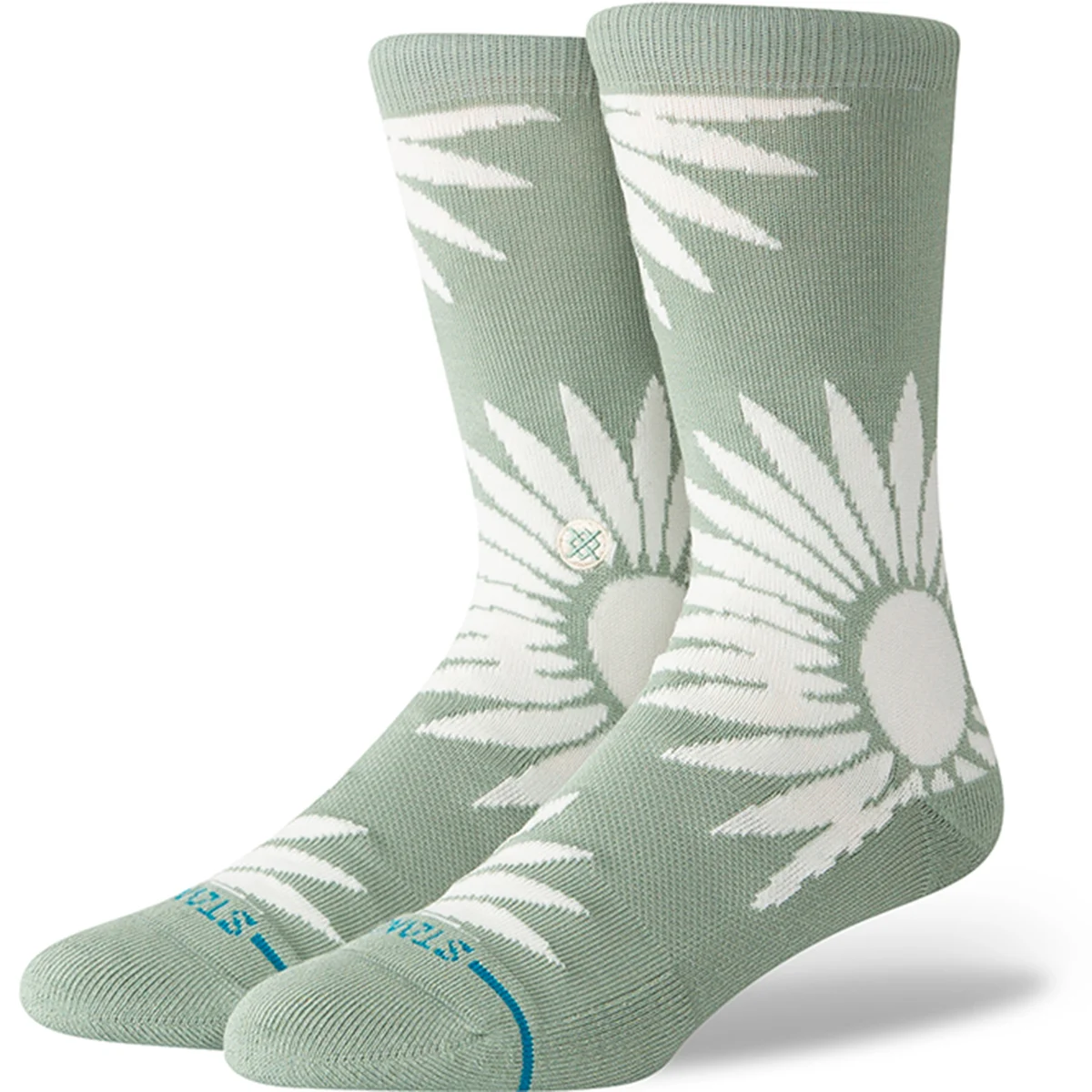 STANCE RADIAL BURST CREW SEA GREEN  - Socks