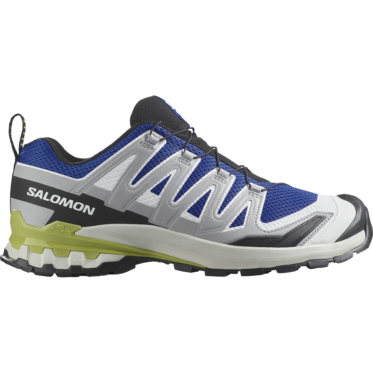 SALOMON XA PRO 3D V9 NAUTICAL BLUE/ALLOY/DARK CITRON  - Trail running shoes