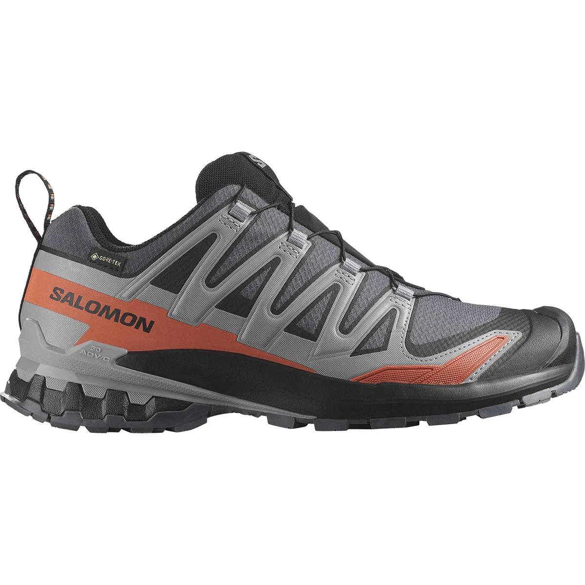 SALOMON XA PRO 3D V9 GORE-TEX TURBULENCE/BLACK/BRUNT OCHRE  - Trail running shoes