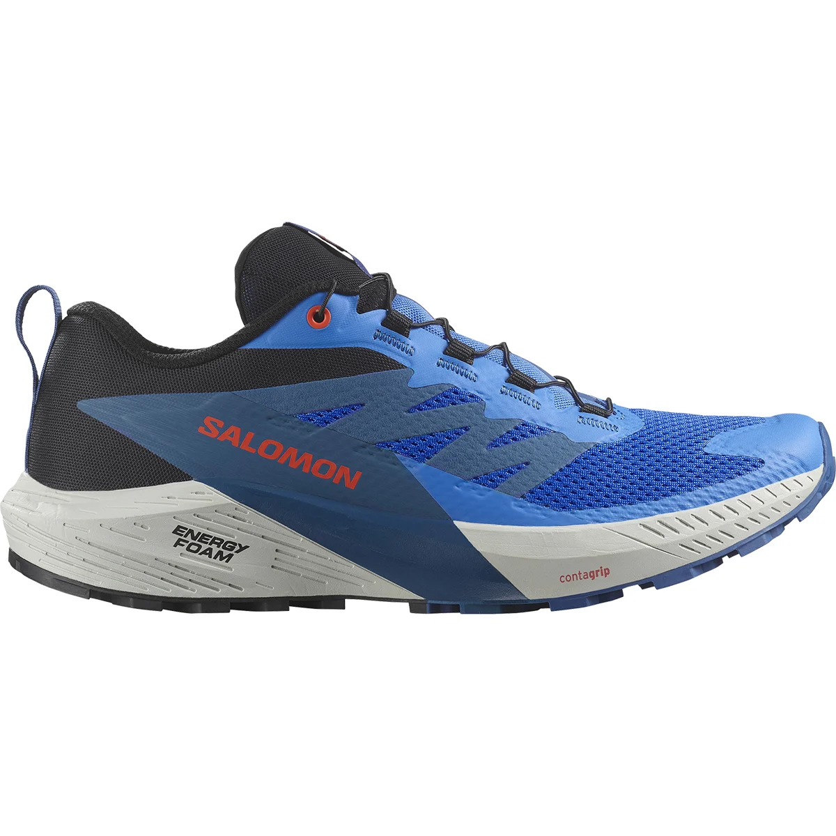 SALOMON SENSE RIDE 5 FRENCH BLUE/BLACK/DARK BLUE  - Trail running shoes