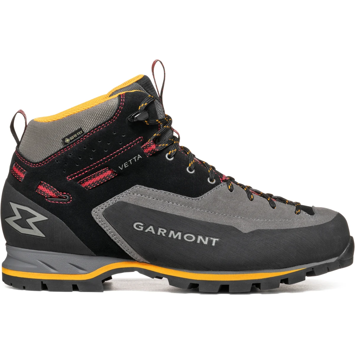 GARMONT VETTA EVO GORE-TEX BLACK/GARMONT ORANGE  - Mid-rise hiking boot