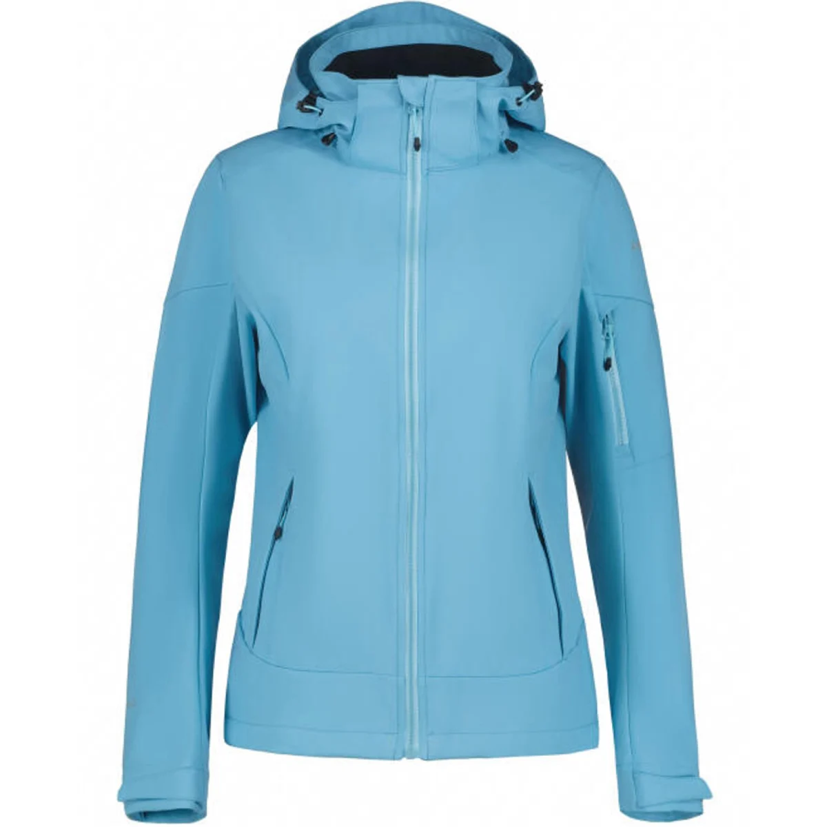 ICEPEAK BATHGATE SOFTSHELL JACKET W LIGHT BLUE  - Softshell hiking jacket