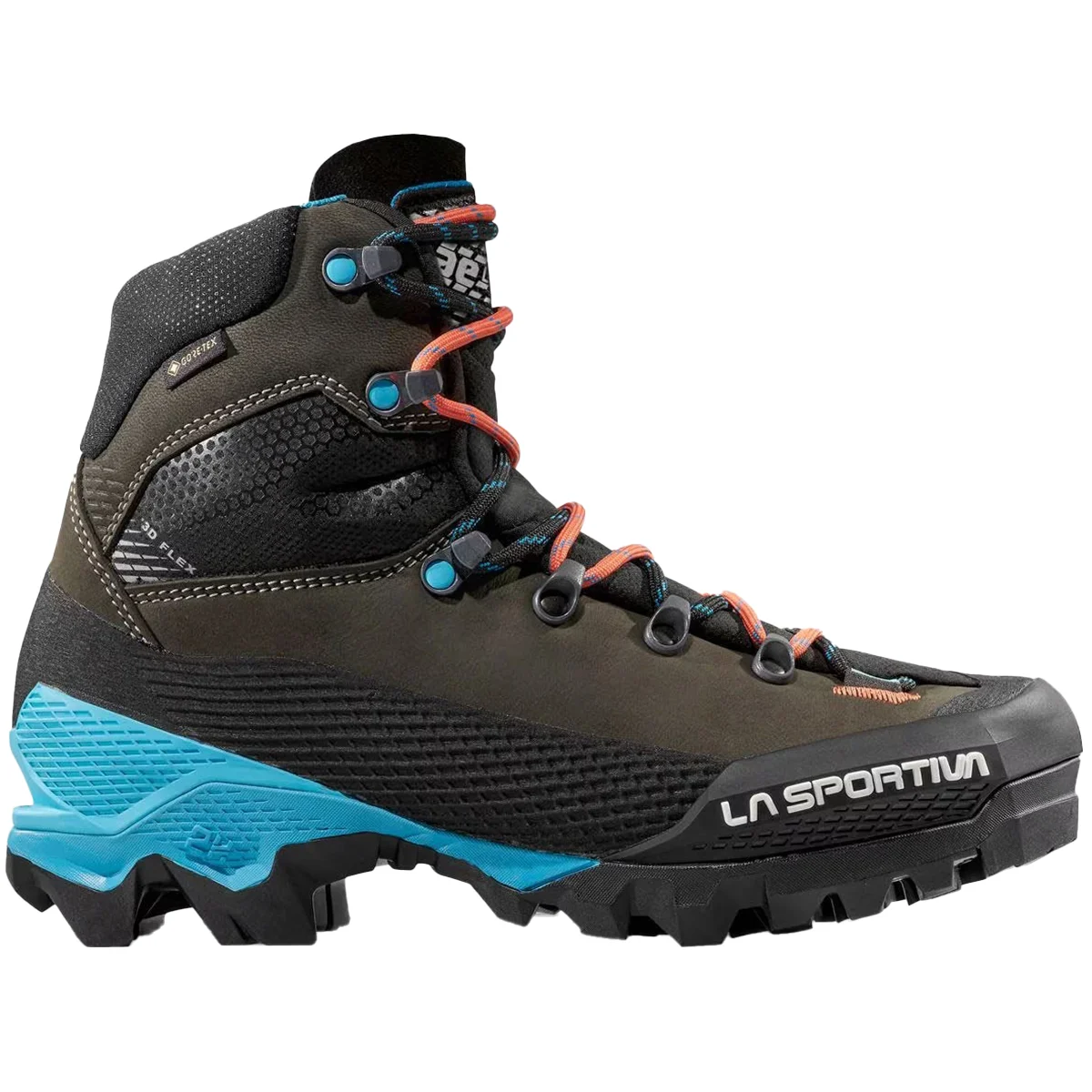 LA SPORTIVA AEQUILIBRIUM LT W GORE-TEX BLACK / HIBISCUS  - Mountaineering boot