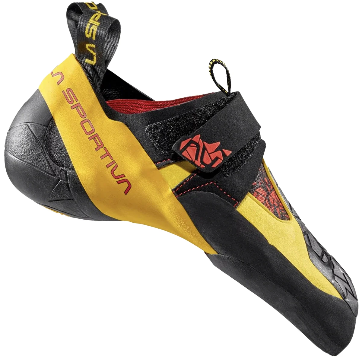 LA SPORTIVA SKWAMA BLACK / YELLOW  - Climbing shoes