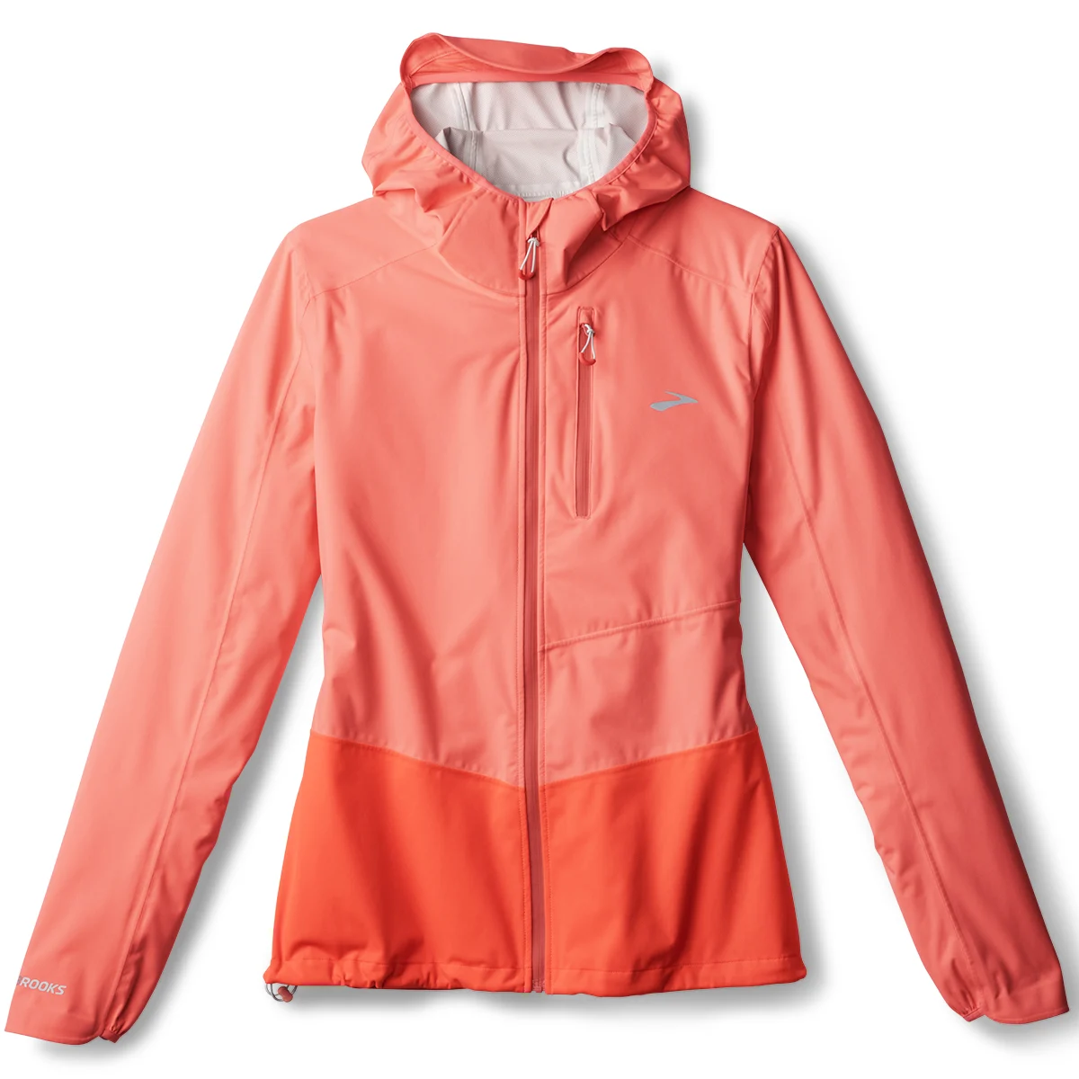 BROOKS HIGH POINT WATERPROOF JACKET 2 W NEO EMBER/FLAME  - Running jacket
