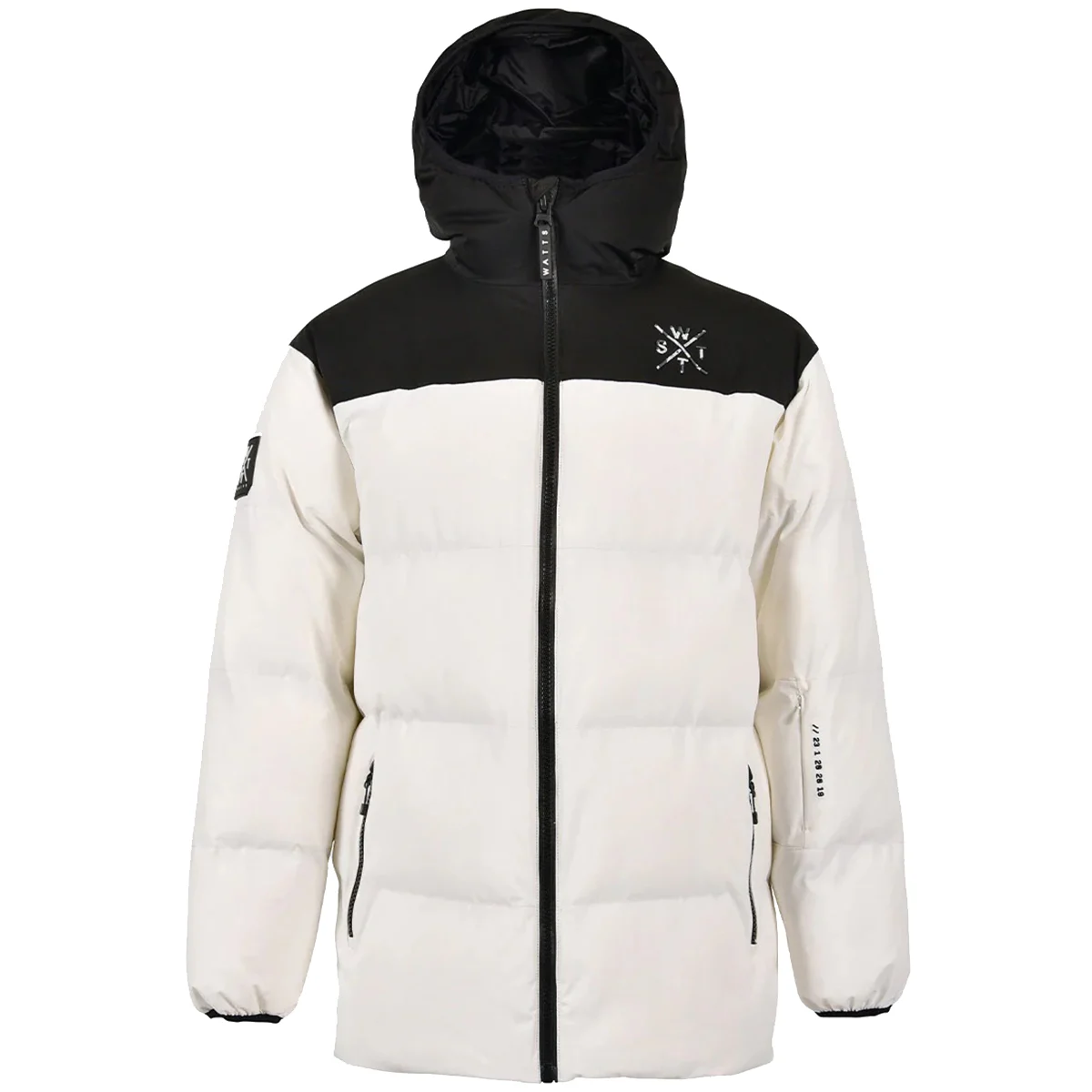 WATTS XBACK BICO BLACK AND WHITE  - Ski jacket