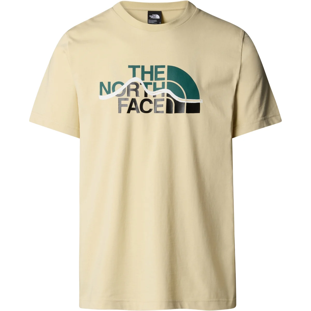 THE NORTH FACE SS MOUNTAIN LINE TEE GRAVEL  - T-shirt